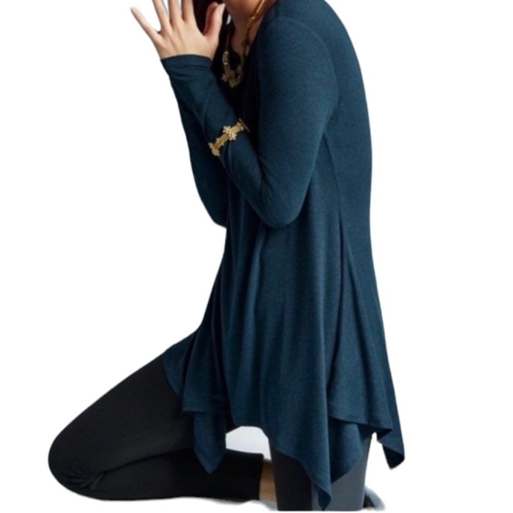 CAbi Teal "Halftime" Tunic #3498 XS